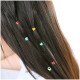 1000Pcs/Bag Disposable Elastics Hair Bands Girls TPU Rubber Ponytail Holder Band - Color 4