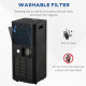 7000 BTU 4-In-1 Portable Air Conditioner Unit Cooling Dehumidifying Ventilating  for Room up to 15m², with Fan, Remote, 24H Time