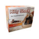 Kitty Shack 2 in 1 Tunnel Bed and Mat Thermal Self Heating Bed for Pet - Brown