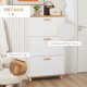 Narrow Shoe Cabinet, Slim Shoe Storage Cabinet with 3 Flip Drawers and Adjustable Shelves, 12 Pair of Shoes Organizer for Hallwa