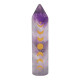 Amethyst Crystal Moon Phase Point