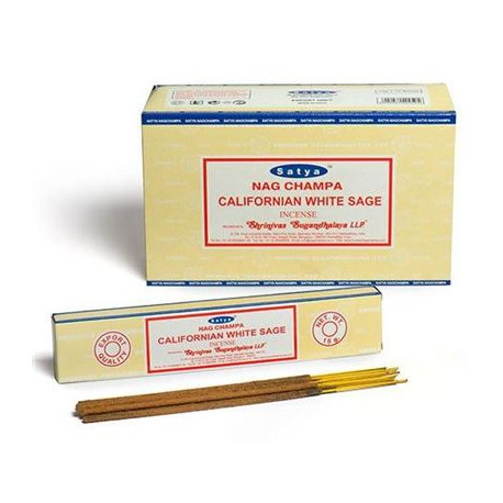 Californian White Sage Satya Incense Sticks 15g Box Of Twelve Special Offer