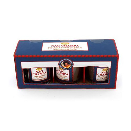 Nag Champa Gift Box Of Three Votive Candles