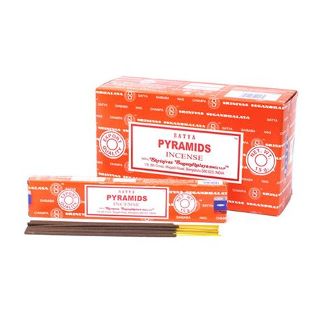 Pyramids Satya Incense Sticks 15g Box of Twelve Special Offer