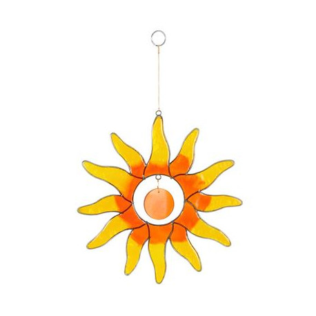 Red & Orange Sun Suncatcher
