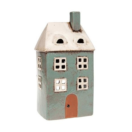 Town House Eggshell Village Pottery 25cm