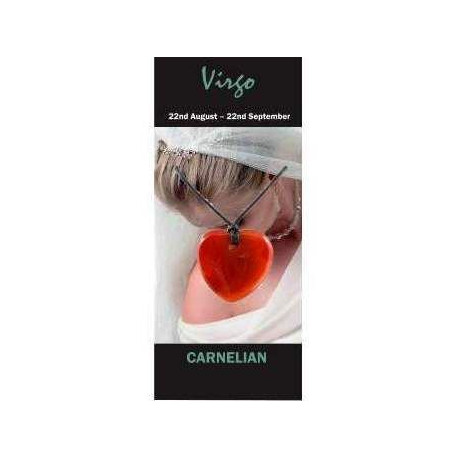 Virgo Natural Jewellery Heart Necklace