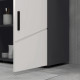 kleankin Under Sink Bathroom Cabinet, Bathroom Vanity Unit, Basin Storage Cupboard with Double Doors and Shelf, 10W x 20Dcm &quot;U&quot; 