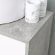 kleankin Under Sink Cabinet, Bathroom Vanity Unit, Pedestal Under Sink Design, Storage Cupboard with Adjustable Shelves, White a