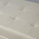 Linen Storage Ottoman, End of Bed Bench, Padded Footrest Seat with Tufting Design, Hinged Lid and Wood Frame 125L x 49W x 41.5H 