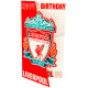 Liverpool FC Crest Birthday Card