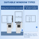 7,000 BTU App-Controlled Mobile Air Conditioner, 15m² Radius - White