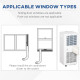 7000 BTU Portable Air Conditioner for Cooling Dehumidifier Fan, Air Conditioning Unit for Room up to 15m², with Remote, 24H Time