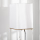 Modern Floor Lamp with Shelves, 3 Layer Shelf Tall Standing Lamp with Fabric Lampshade, Pull Chain Switch for Living Room, Bedro