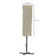 Outsunny Outdoor Cantilever Umbrella Cover with Rod, Zipper, Khaki