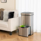72L Stainless Steel Trash Can Motion Sensor Garbage Bin