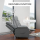Electric Riser and Recliner for Elderly with 8 Vibration Massage, PU Leather Power Lift Recliner Chair for Living Room with Side