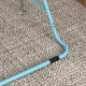 Kids Gymnastic Bar, with Adjustable Height, Foldable Horizontal Bars - Light Blue