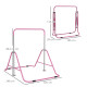 Kids Gymnastic Bar, with Adjustable Height, Foldable Horizontal Bars - Pink