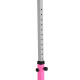 Height Adjustable Gymnastics Horizontal Bar for Kids, Children Junior Kip High Bar Fitness, Pink