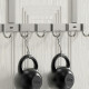 Long Over The Door Hooks Stainless Steel Towel Rack Hooks - 5 Hooks
