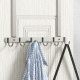 Long Over The Door Hooks Stainless Steel Towel Rack Hooks - 5 Hooks