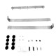 Long Over The Door Hooks Stainless Steel Towel Rack Hooks - 5 Hooks