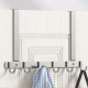 Long Over The Door Hooks Stainless Steel Towel Rack Hooks - 5 Hooks