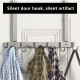 Long Over The Door Hooks Stainless Steel Towel Rack Hooks - 5 Hooks