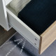 2-Door Clothes Wardrobe w/ Rail Shelf 2 Drawers Wood Feet Elegant Home Storage Organisation Furniture Dresses Coats Blankets Sho