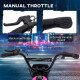 24V Electric Motorbike with Twist Grip Throttle, Music, Horn, 12&quot; Pneumatic Tyres, 16km/h Max Speed - Pink