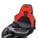 Kids Pedal Go Kart, with Adjustable Seat, EVA Wheels, Seat, Handbrake - Red