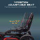 Kids Pedal Go Kart, with Adjustable Seat, EVA Wheels, Seat, Handbrake - Red