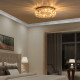 Crystal Ceiling Light Modern Chandeliers Stainless Steel Pendant Lights with Crystal Decorations for Living Room Bedroom Dining 