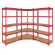 Z-Rax 90cm Racking Bundle: Corner Shelving and 2 Garage Racking Bays