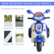 Kids Electric Ride On Toy Car 6V Electric Motorbike with Chargeable Battery Headlight and Music for 3-5 Years - Blue