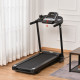 Folding Treadmill, 2.0HP Incline Treadmill Running Machine, 12.8 km/h, with LED Display, Manual Incline, 12 Preset Programs, Dri