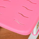 Kids Study Desk and Chair Set w/ Adjustable Height, Storage, Drawer, Pink