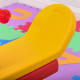 Kids Seesaw Safe Teeter Totter 2 Seats with Easy-Grip Handles, Safe, Indoor Outdoor Living Room Playroom Backyard Equipment, for