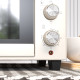 21L Mini Countertop Oven, 100°C-230°C Adjustable Temp - White