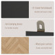 Modern Wardrobe Cabinet Wood Grain Sticker Surface with Shelf, Hanging Rod and 2 Drawers 90x50x190cm