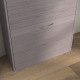12-Shoe Flip Drawer Storage Cabinet - Grey Wood-Effect