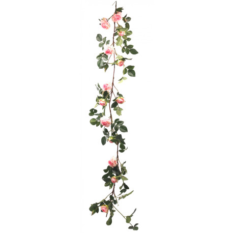 Luxury Pink Rose Garland 1.8m