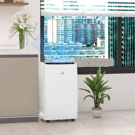 14,000 BTU Mobile Air Conditioner, with LED Screen - White