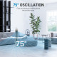 31&quot; Oscillating Tower Fan with Remote Control, 4H Timer, 3 Speed 3 Modes, Quiet Electric Floor Standing Fan for Home Bedroom Off
