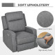 150° Electric Reclining Chair, with USB port and Footrest - Charcoal Grey