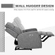 150° Electric Reclining Chair, with USB port and Footrest - Charcoal Grey