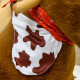 Kids Rocking Horse, with Safety Harness, Sounds, Foot Pedals - Brown