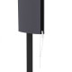 Outsunny Outdoor Cantilever Umbrella Cover Parasol with Rod, Zipper, Dark Grey