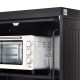 Freestanding Multi-Storage Kitchen Cabinet - Black